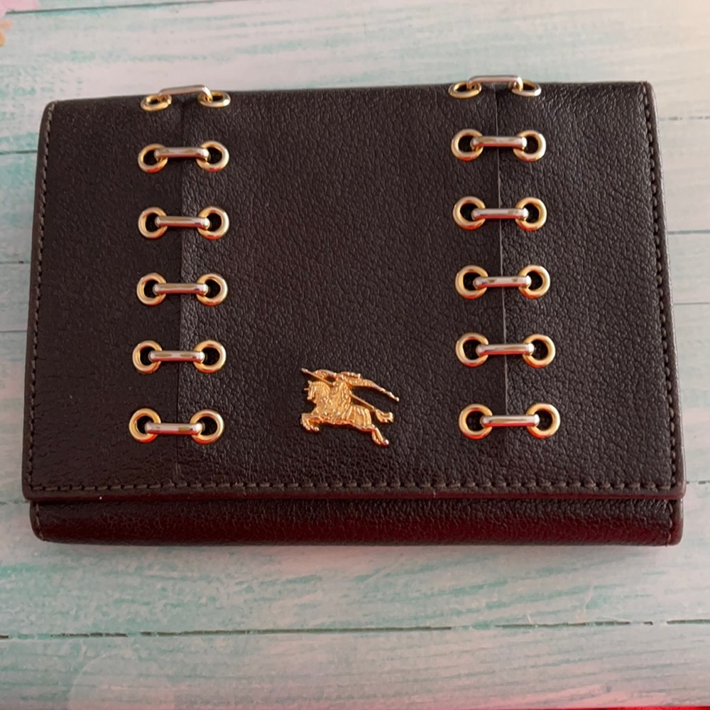 Authentic Burberry Leather Wallet
